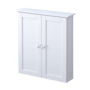   COWW2125 Columbia White Bathroom Wall Cabinet