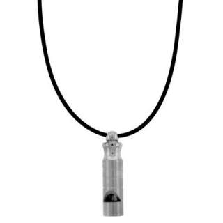 Stainless Steel Whistle Necklace   Silver.Opens in a new window