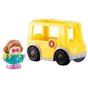 NEW FISHER PRICE LITTLE PEOPLE SCHOOL BUS.2 PC SET 027084113990  