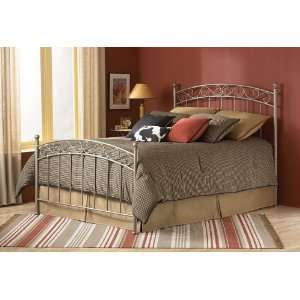 Twin Size Metal Bed with Frame   Ellsworth Transitional Design in New 