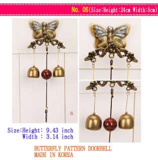 Shopkeeper bell Shop Bell door Hanging Butterfly Pattern made ​​in 