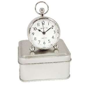  Roger Lascelles Bedside Alarm Clock in Chrome and Tin 