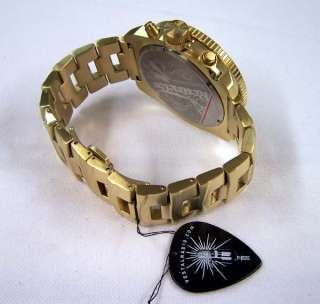 Vestal Watch Restrictor Chronograph All Gold Steel RES003 NEW  