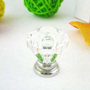 Knobs Clear Crystal Cabinet Drawer Acrylic Knob New  