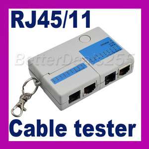 RJ45 RJ11 Mini Cat5 Network LAN Cable Tester keychain  