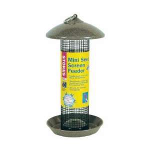  Mini Seed Screen Bird Feeder with Easy Twist Off Top and 
