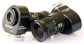 The Zoomfinders eyepiece has built in diopter adjustment. The foot 