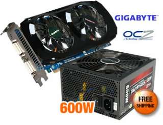 GIGABYTE GeForce GTX 460 (Fermi) 768MB 192 bit GDDR5 PCI Express 2.0 