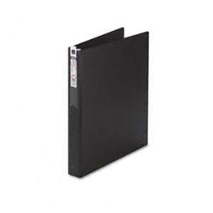   Round Ring Reference Binder, 1 Capacity, Black