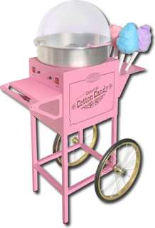 Cotton Candy Machine Floss Maker Spinner Vintage Cart Stand, Nostalgia 