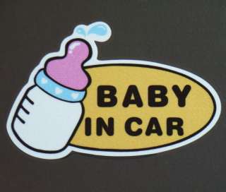 Color Baby in Car Sticker Vinyl Decal Truck Boat  