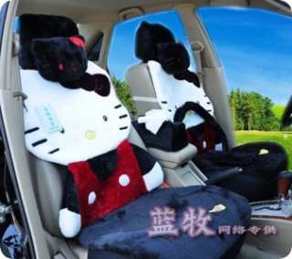 Hello Kitty auto Car Seat Cushion Cover Accessories Set 15pcs  