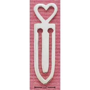  STERLING SILVER HEART BOOKMARK
