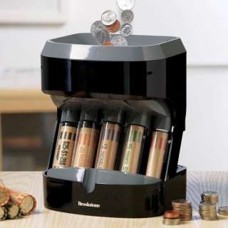 Brookstone Motorized Electric Coin Sorter Bank  