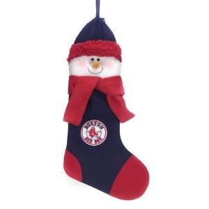  Boston Red Sox Mlb Snowman Holiday Stocking (22) Sports 