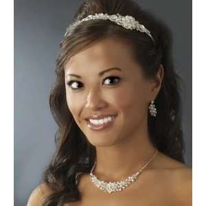  Silver Freshwater Pearl Bridal Tiara / Headband Beauty