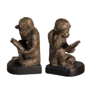   Bookends Umber Patina w/ Oil Rubbed Bronze Base