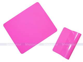Silicone Precision Mouse Pad Mat for Laptop Pink  