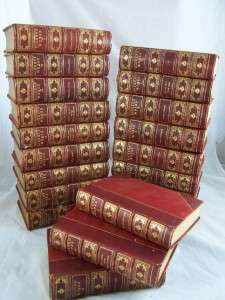 Complete Works CHARLES DICKENS 20 Vols LEATHER c. 1920  