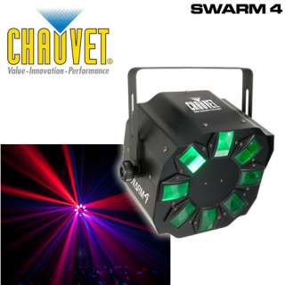 CHAUVET LIGHTING SWARM 4 LED DMX QUAD COLOR LED EFFECT 781462206338 