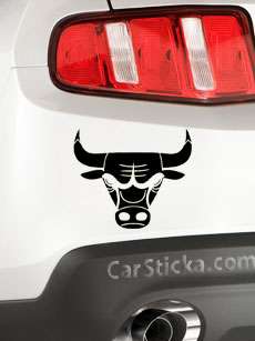 Chicago Bulls logo car wall vinyl sticker decal  