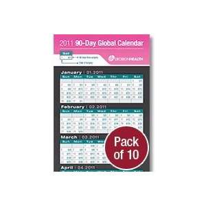  90 Day Global Calendar 2011 