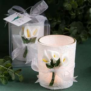 Stunning calla lily design candle favors