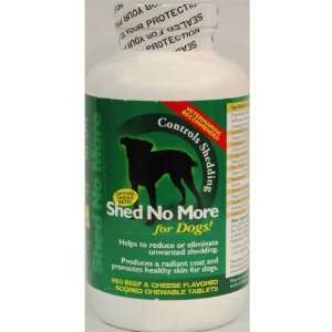  Shed No More for Dogs 120 ct BEEF flavor Health 