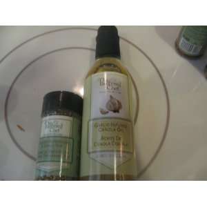   Peppercorn & Garlic Rub, Garlic Infused Canola Oil 