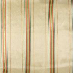  54 Wide Poly Taffeta Stripe Khaki Fabric By The Yard 