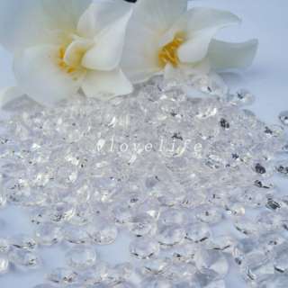 10000 6.5 1ct Clear Diamond Confetti Wedding Decoration  
