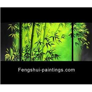   Modern Art Paintings on Canvas Bamboo Painting 0055 