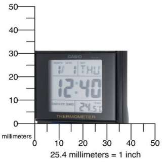 Casio PQ15 1K Travel Alarm Clock with Thermometer (New)  
