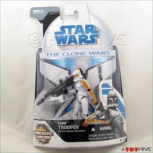   The Clone Wars 2008 Trooper 212th Battalion #19 animated action figure