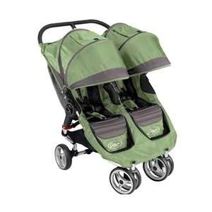  Baby Jogger City Mini Double Stroller   Green/Gray (2011 