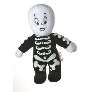 com Casper the Friendly Ghost 9 Inch Skeleton Halloween Plush Dog Toy 