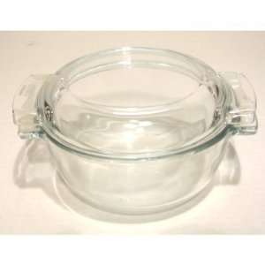 com Vintage deCorning Pyrex 1 Quart Clear Glass Casserole Baking Dish 