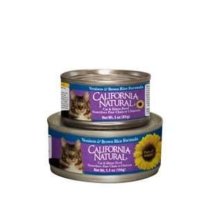 California Natural Venison & Brown Rice Canned Cat & Kitten Food (3 oz 