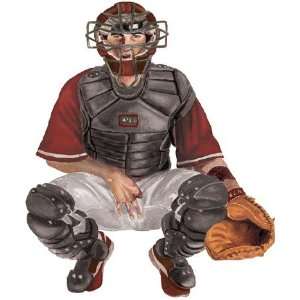  Baseball Team Catcher Peel and Stick Wallpaper Mural Red Baseball 