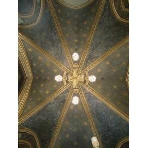  View of Ornate and Decorative Cathedral Ceiling in 