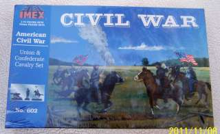 Imex 602 172 Union & Confederate Cavalry Set Civil War NIB  