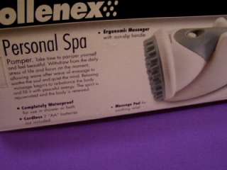 NEW Pollenex Personal Spa CORDLESS MASSAGER 3 Attachmen  