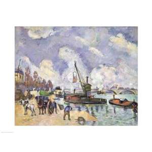  Quai de Bercy, Paris by Paul Cezanne 24.00X18.00. Art 