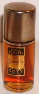 Vintage Coty ACCOMPLICE Perfume 1 oz  