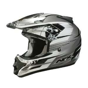    AFX Youth FX 18Y Multi Full Face Helmet Medium  Silver Automotive