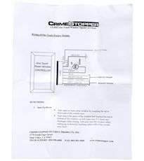 Crimestopper CS 5502 1 Touch Window Roll Up/Down Automation Module 