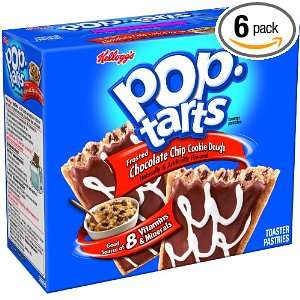Pop Tarts, Frosted Chocolate Chip Cookie Dough, 12 Count Tarts (Pack 