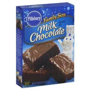 Pillsbury Brownie Mix Milk Chocolate Family Size 19.5 Oz 6 Packs
