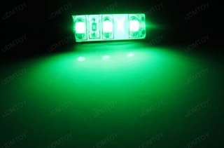 SMD Green LED Strip Lights For Cup Holder Gauge Cluster Glove Box 