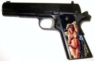 Remington 1911R1 45 ACP pistol with Custom SPD 1911 Gun Grips